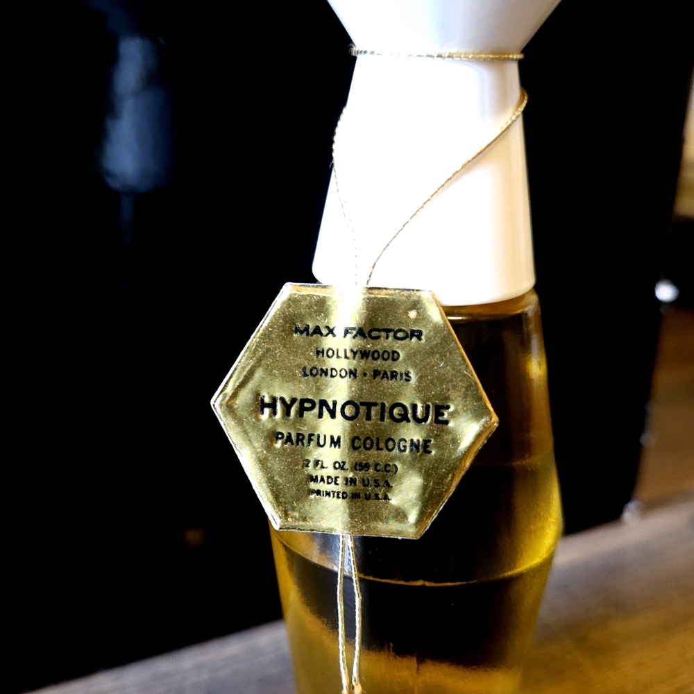 VINTAGE MAX FACTOR HYPNOTIQUE Parfum Cologne 2 fl oz Full Bottle Gold Tag